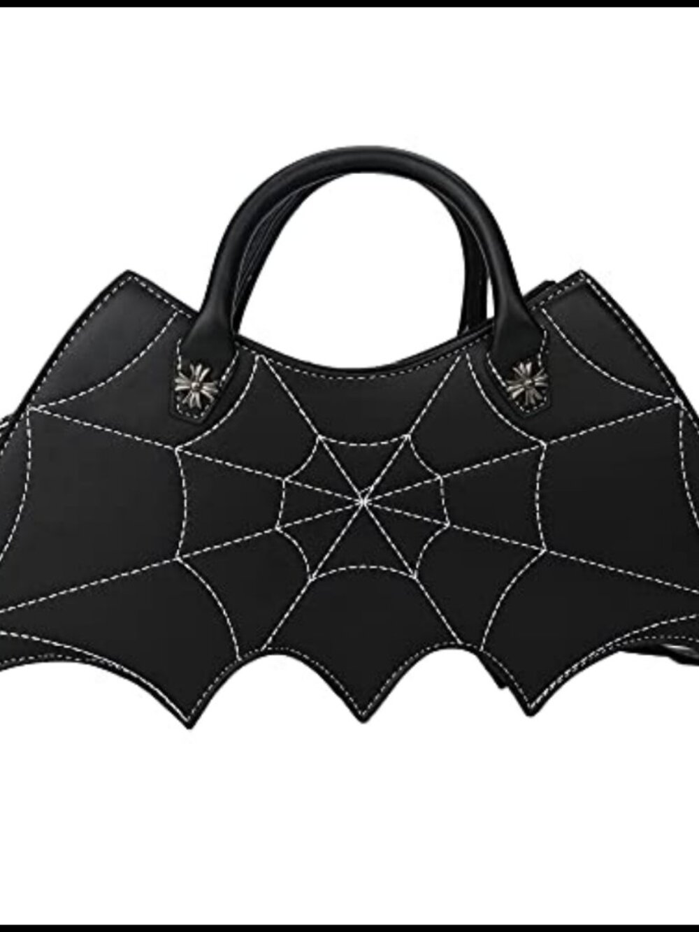 PU Spider Web Bat Wing Crossbody Shoulder Bag Sling Purse for Women